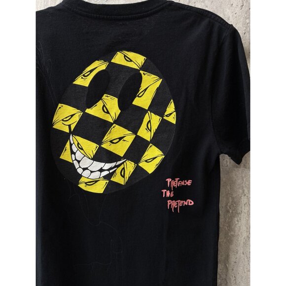 Chrome Hearts Black Graphic Tee W/ Pocket & Smile Design Back - Picture 12 of 15